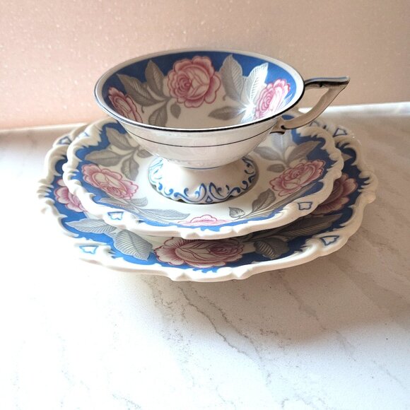 Seltmann Weiden Cup Saucer Plate Set 1924-1946 Mark - Picture 15 of 15